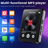 2.4-Inch High-Clear MP3 Full-Touch Screen Lossless Sound BT Player with Speaker Support Video Alarm Radio Recorder