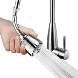 Flexible accessories for faucet leek dispenser, 360 ° kitchen sink aerator expander, 2 flow modes, water-saving and impermeable, 1 unit
