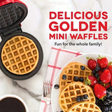 1pc Mini Waffle Maker Machine, Nonstick Waffle Iron For Kids Pancakes, Waffles, Paninis, Breakfast, Lunch, Snack, Household Cooking Machine