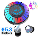Bluetooth 5.3 Earphones Charging Box Wireless Headphone Stereo Wireless Headset with Mic Sports Waterproof Earbuds RGB Light