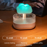 Household Raindrop Humidifier USB Plug Bedroom Nebulizer Aromatherapy hine Colorful Gradient Atmosphere Light