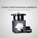ZW-01 Center Axle Extension Tripod Rod Axis Mount 1/4'' Adapter Holder Bracket Tripod Ball Head