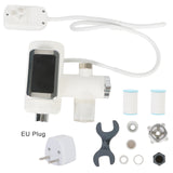 Bathroom Accessories Electric Hot Water Heater Kitchen Faucet Tankless Heating Hot Cold Taps Instant Heating Tap Universal Plug