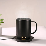 Temperature-control warmer wireless heated coffee cup temperature control smart travel mug with battery