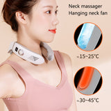 Hand Warmer Hanging Neck Fan Mobile Air Conditioner Portable Air Cooler Shoulder And Neck Massager Usb Electric Neck Massager