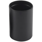 For Thorough and Easy Cleaning in Black Toilet Brush with Plastic Bristles