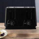 4 Slices Counter Toaster Breakfast hine Convenient Household Double Independent Control Panel Adjustable for Sand Waffle