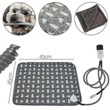 Pet Electric Heating Pad For Dogs And Cats With Anti-Bite Steel Cord Waterproof Adjustable Dog Warm Bed Mat