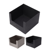 Stainless Steel Tissue Box Square Tissue Holder Large Opening Napkin Dispenser Modern Style for Bathroom Office