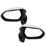 Power Heated Side Mirror Super White Easy Installation 7 Pins Rear View Mirror Assembly for Car