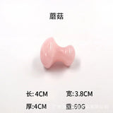 Rose Quartz Powder Crystal Jade Roller Massage Spa Pink Face Massagers Gua Sha Natural Stone Beauty Tools Facial Lift Up