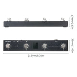 M-VAVE Chocolate BT Rechargeable 4 Buttons MIDI Controller Pedal APP Control with Wireless Transmission System