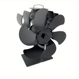 1pc Wood Stove Fan, 6 Blades Wood Stove Fan Heat Powered, Fireplace Fan , Wood Stove Accessories, Non Electric Fan For Wood/Gas/Log Burner StoveEco-Friendly Heat Distribution Thermoelectric Fan Fall Winter Essential