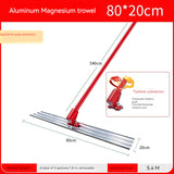 Stainless Steel Concrete Pavement Big Trowel Scraping And hine Extension Rod Polishing and Leveling Scraper