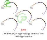 1-10pcs LED PIR Sensor Detector Smart Switch 220V 110V Infrared Human Body Motion Time Delay Mode Lighting Induction Automatic