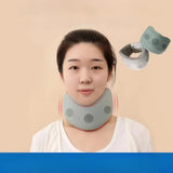 Portable Neck Brace Breathable Sponge Migraine Collar Relieve Pains Cervical Tilt Prevention Braces Fixed Anti-Slumping
