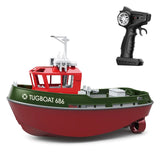 Christmas 1:72 Boat Pool Lake, 2.4GHz Remote Control Tugboat Adults & Kids Birthday Gift for Boys