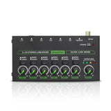 4/6/10 Channel Ultra Low Noise Stereo e Mini Professional Sound with RGB Light DC5V Easy Operation Audios Mixer