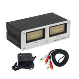MIC-73 Voice-Activated Square VU Level Meter Finished hine Aluminum Alloy Panel LED Warm Backlight Without Wiring