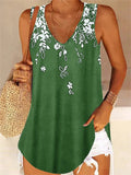 Fashion Pullover Sleeveless Printed Vest