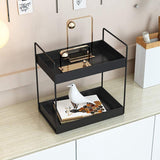 1Pcs 2 Tier Standing Shees Kitchen Base Cabinet Shelf Shower Bathroom Countertop Organizer Vanity Tray