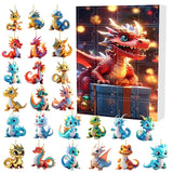 Gifts Including Adorable 2D Dragon Baby Dolls & Stunning Christmas PendantChristmas Countdown Calendar Featuring 24 Surprise