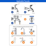 Water Garden Hose Smart Sprinkler 2 Outlets Large LCD Screen Programmable Irrigation Timer for Yard Lawn