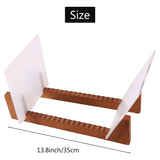 Vinyl Record Storage Holder Acrylic Ends - Display Your Singles and LPs in This Modern Portable Rack Unit