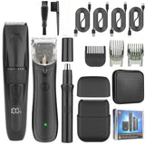 RESUXI 377 4-in-1 Men's Multi Functional Clipper Nose Hair Electric Shaver and Beard Trimmer Grooming Tools Set