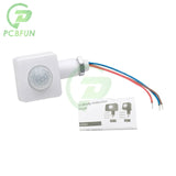 Sensor Switch Mini Human Body Infrared Motion Detector Adjustable 85-265V IP65 Waterproof Outdoor PIR LED od Light