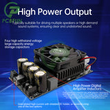 ZK-6001 DC 18-20V Active Subwoofer Amplifier Board Low-Pass Filtering Single Channel 600W Frequency Volume Adjustment TPA3225