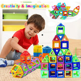 Magnetic Building Blocks Big and Mini Size DIY Magnets Kids Designer Construction Set Gifts for Children Toys