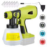 Cordless Replacement for RYOBI 20V Max Battery - Handheld Electric Paint Sprayer with 1000ML Container
