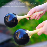 Beech Wood Kids Maracas Sand Hammer Shaker with Smooth Serface Educational Toy NEW