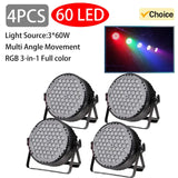 3W*60 RGB Stage Light party wedding disco lights dmx 512 sound control dj ballroom club stage lamp 3 in 1 par light