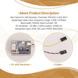 FS-A8S 2.4G 8CH Mini Receiver W PPM I-BUS SBUS Output For RC Drone Quadcopter FS I4 I6 I6S I6X TM10 TM8 Transmitter