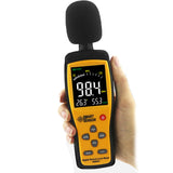 SMART SENSOR AS834+ AS844+ Digital LCD Sound Level Meter Noisemeter 30-130dB Noise Volume Decibel Monitoring Tester Instrument