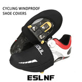 B-SOUL Cycg Windproof Shoe Covers for Road Mountain Bikes, Dustproond Cold-resistant, Insulated and Warm
