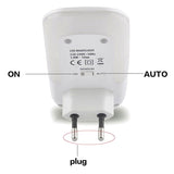 LED Light Motion Sensor Wireless Night Lamp For Hallway Pathway EU Plug 220V