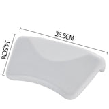 Home Comfort Headrest With Suction Cup Non-Slip Waterproof SPA Bathtub Pillow For Neck White Grey Black Bath Accessories