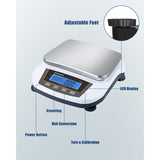 5kg Precision Jewelry Scale 0.01g Lab Digital Electronic Analytical Balance CE Certified 2kg Kitchen Weighing Scales