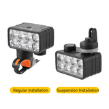 LED Front Rechargeable Light with Horn MTB Bicycle Head Lights Cycg Bike Safety Lamp for Night Riding