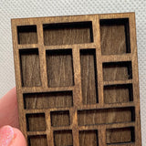 1:12 Trinket Crystal Shelf Dollhouse Decor Printers Tray Miniature Easy To Use