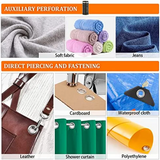 EyeletPliers Tarpaulins,EyeletPliers Set with 300Eyelets (Diameter Mm),EyeletPliers 10 Mm for Leather,Fabrics