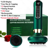 New Electric Cupping Massager For Promoting Cell Renewal Smart Cupping Therapy Set with Red Light Therapy Scraping Massage Tools