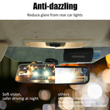 Wide Angle view Mirror Universal Curve Convex Rear View Mirro Clip on Car Rearview Anti-glare Panoramic for SUV/Truck/Car