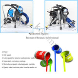 Professional Airless Sprayer Lacquer Coating Feed Oil Paint Spraying hine Inside And Outside Mor Tools