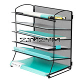 Document Tray Office Desktop Living Room bedroom Storage Iron Mesh File Rack