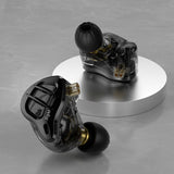 KZ ZAR Wired Headset HYBRID Technology HiFi Headphones 3.5mm Plug Noise Cancelg Ergonomic Design for Sports Game Music Lover