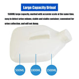 Male Senior Urine Receiver Paralyzed Incontinence Post-operative Patients Urinal Toilet Emergency Closestool Supplies 1500ML